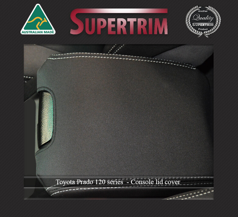 WATERPROOF NEOPRENE FRONT SEAT COVERS + CONSOLE FIT TOYOTA PRADO 120 SERIES eBay