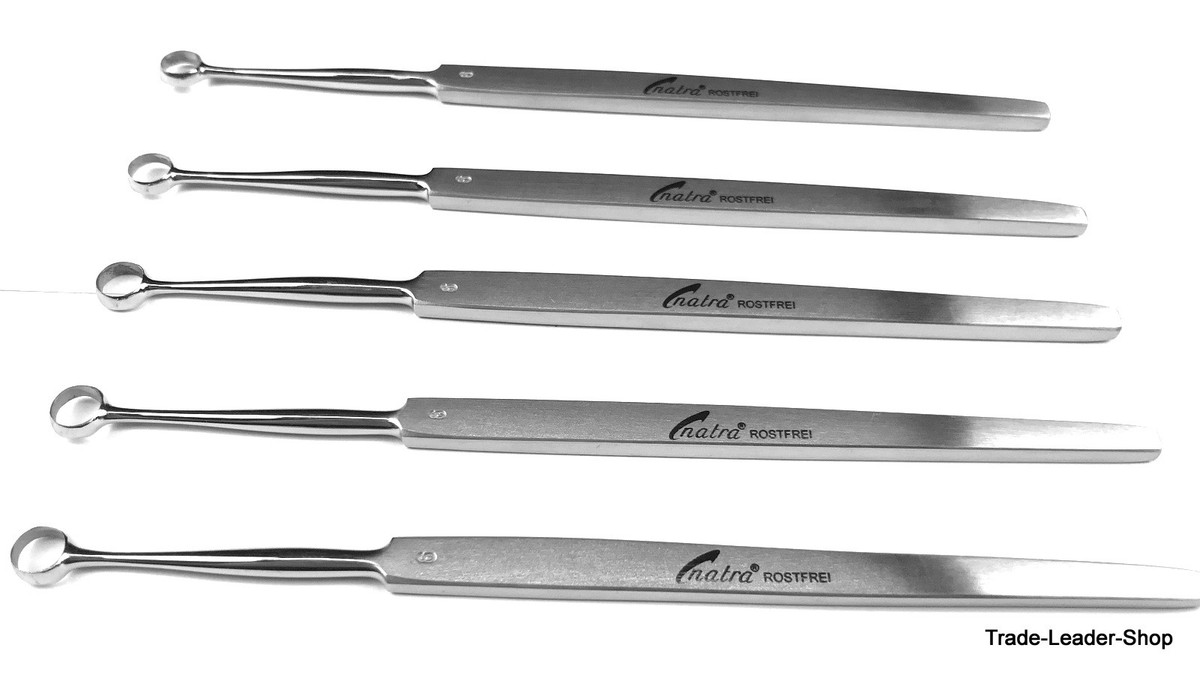 FOX LUPUS Curette Lupus 14Cm 1,2,3,4,5,6 Mm Cura Della Pelle - Foto 14