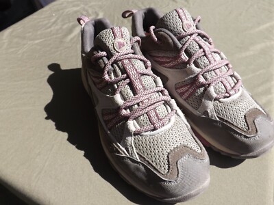 Merrell Womens Brindle Renaissance Rose Hiking Trail Shoes Size 7.5 Air Cushion