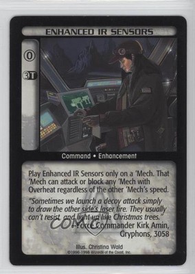 1996-98 Battletech CCG Enhanced IR Sensors 2s8
