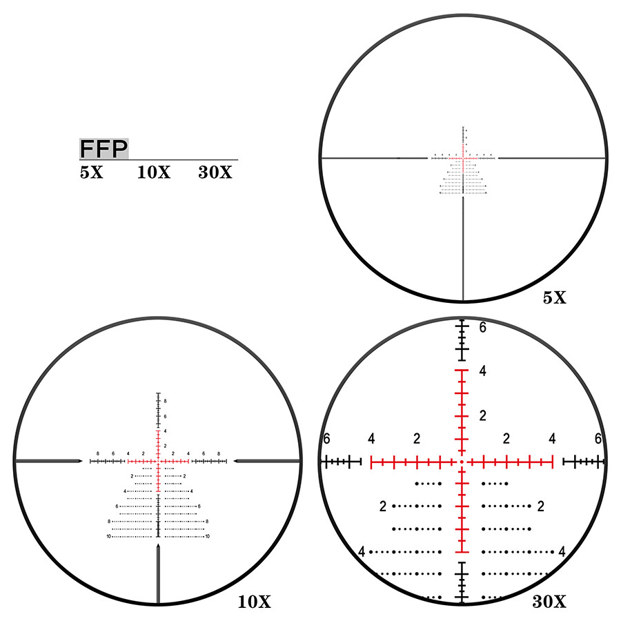 DISCOVERYOPT HD 530X56SFIR FFP ZERO STOP Hunting Rifle Scope Shooting