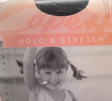 Capezio Hold Stretch Footed Dance Tights Childs 14C Black Medium/Small I New