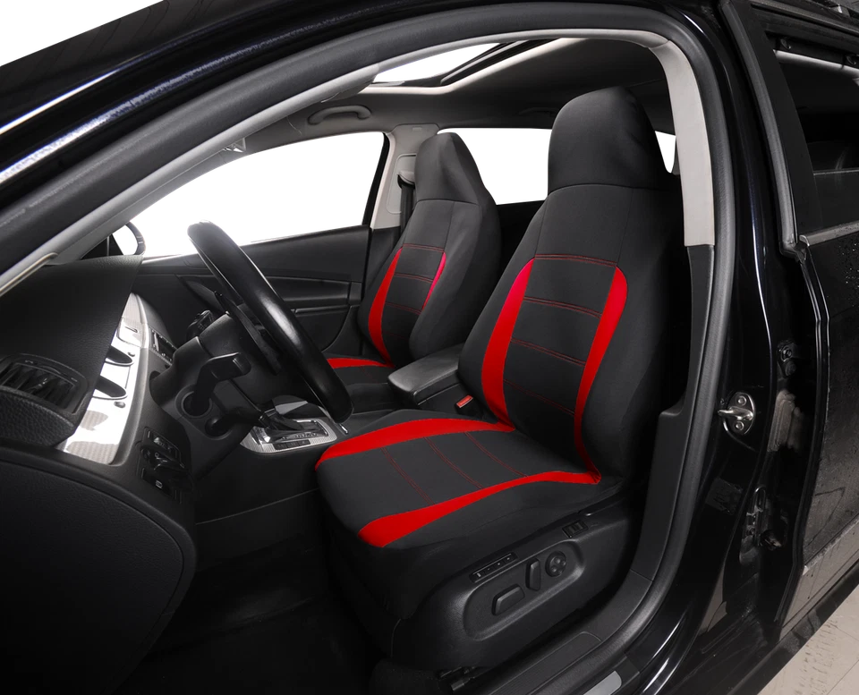 Fundas de asiento con cubo de respaldo alto protección de cojín transpirable moldura interior de coche Foto 2 de 4