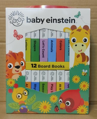 Baby Einstein My First Library 12 Board Book Set First Words