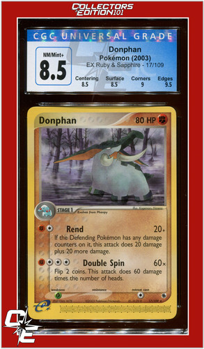 Donphan graded CGC 8.5 for sale on eBay