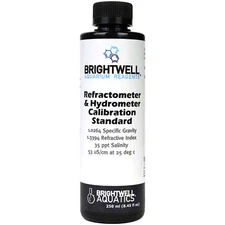 Brightwell Aquatics Refractometer Calibration Solution 250mL Test Salinity Salt