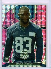 2022 Panini Mosaic Dareke Young Camo Pink Prizm RC #349 Seattle Seahawks