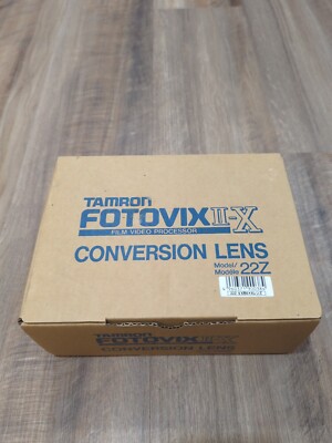 TAMRON FOTOVIX II-X Film Video Processor CONVERSION LENS Model 22Z in box