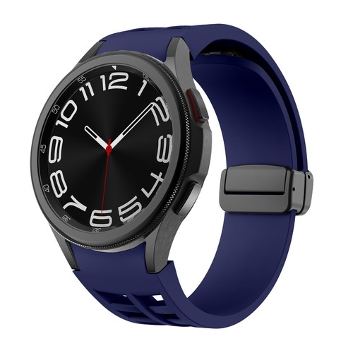 Breathable Magnetic Silicone Waterproof Band for Samsung Watch 4/5/6/7 40/44mm - Picture 24 of 99