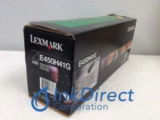 Genuine Lexmark E450H41G Return Program Toner Cartridge Black E450 E450DN