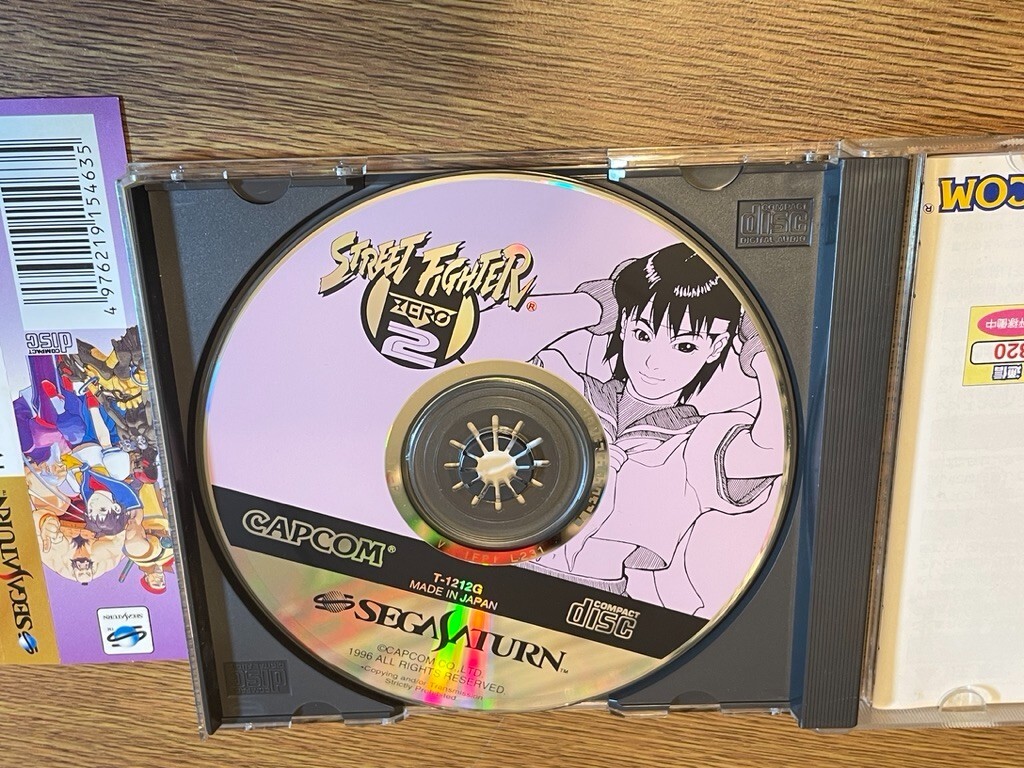 Street Fighter Zero 2 Alpha 2 Sega Saturn SS Capcom Japan NTSC-J