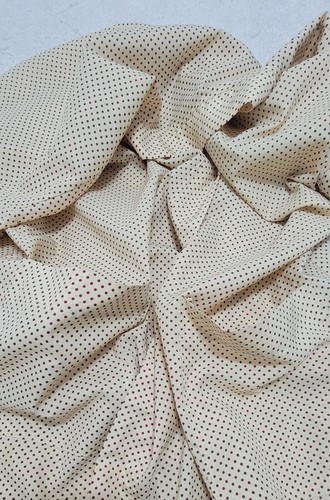 Christian Dior Monsieur Kimono Robe Men's Polka Dots Belted Beige One Size - Picture 9 of 12