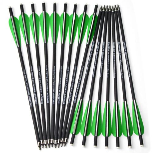16" 17" 18" 20" 22" Crossbow Bolts Carbon Arrows Arrowheads Archery Hunting - Picture 16 of 19