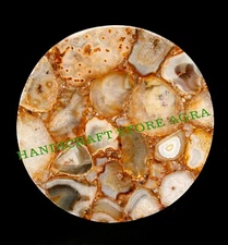 Brown Agate Table Top For Side Table, Corner Table, End Table, Coffee Table.