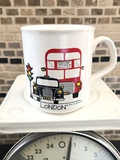 London Double Decker Bus Taxi Cab Coffee Mug Souvenir Tea Mug STL England
