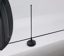 Black Stainless 8" AMFM Short Antenna Mast Only FITS:1979-2009 Ford Mustang New!