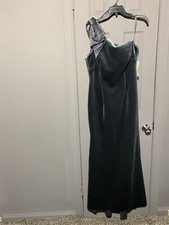 Women's Eliza J Long Velvet Dress  size 14 Retail $198 New