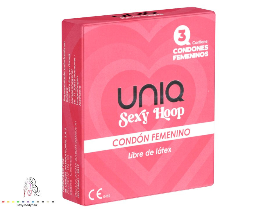 ♥ 3 Uniq Frauenkondome Sexy Hoop Kondome, Condome Latexfrei Kondomhöschen