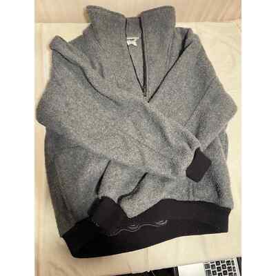 Mens Teddy Bear Quarter Zip Tommy Hilfiger Navy Embroidered Spell