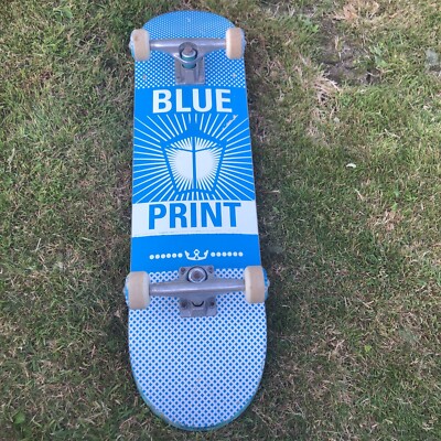 Tensor Blue Print blau/weiß Skateboard