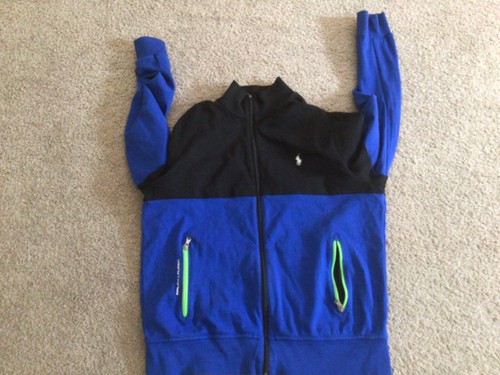 Polo Ralph Lauren Performance Track Jacket Men’s L 100% Cotton Full Zip - Picture 2 of 7