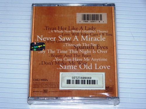 VERY RARE NEW & ORIGINAL MINIDISC BY PEABO BRYSON “Through the Fire” 12 Tracks - Picture 2 of 4