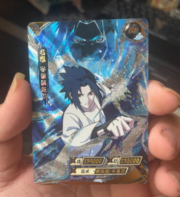 KaYou Naruto TCG CCG Card Uchiha Sasuke Super Rare Box Hit NR-BP