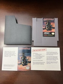 NES Airwolf Basado en la exitosa serie de televisi&oacute;n 1989 Original Propietario Probado Manual/Funda
