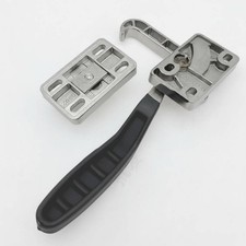 Compression Latch Handle Polished Finish Door Hardware Adjustable for