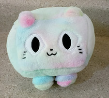 Big Games Pet Simulator 7" Tie Dye Cat Plush Ships Free