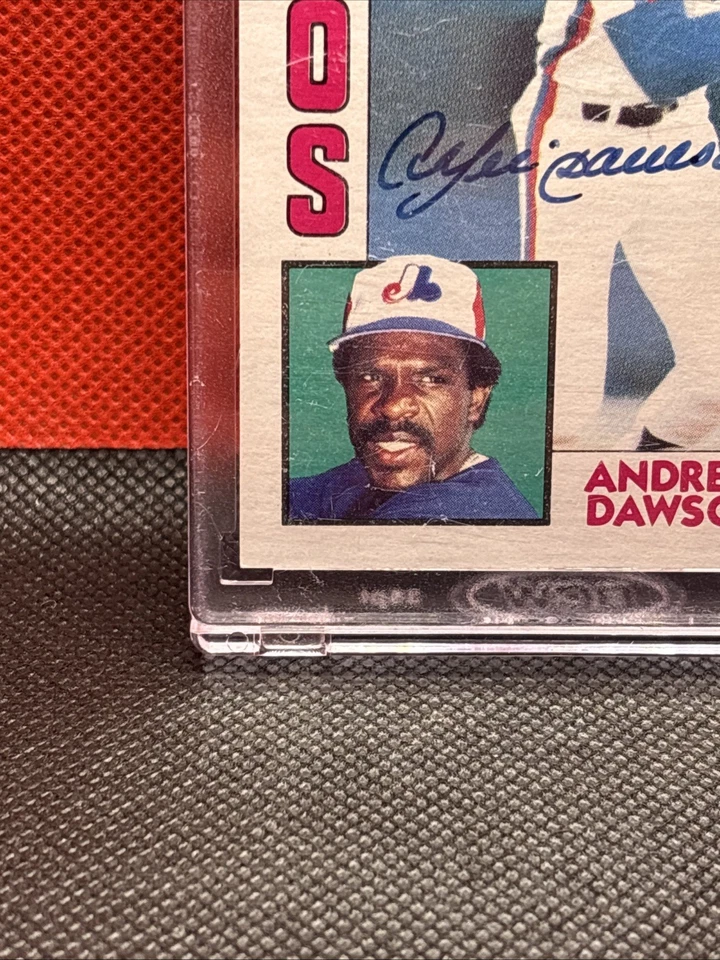 2019 Topps Archives Signature Series Andre Dawson Auto /09 Expos HOF 1984 Topps - Image 4 of 4