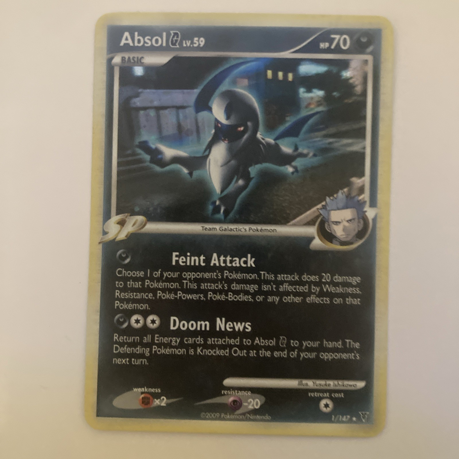 ABSOL G 1/147 Supreme Victors HOLO rare SP Pokemon TCG card LP+