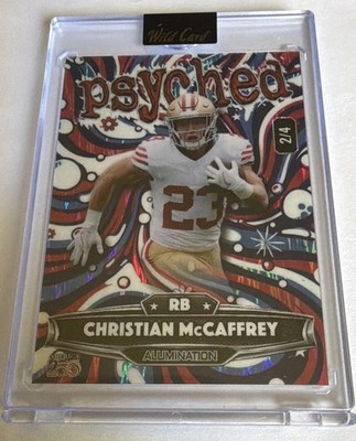 2026 Wild Card Psyched Just the Hits Patriotic Christian McCaffrey 2/4 49ers
