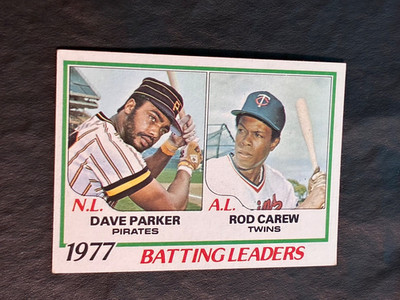 1978 Topps Batting Leaders Dave Parker & Rod Carew #201 - No Creases - EX/Better