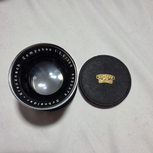 Vintage 1964 Schneider-Kreuznach Componon 300mm f/5.6 Lens Caps w/ Haze 8920379