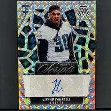 2025 Panini Mosaic - Rookie Scripts Jihaad Campbell #RS-JCL (AU, RC)