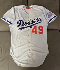 Dodgers Tom Niedenfuer Game Used 1987 Team Road Jersey Rawlings 46