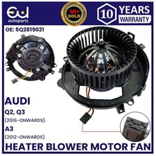 HEATER BLOWER MOTOR FAN FOR AUDI A3 8V Q3 F3 Q2 2016-ON 5Q2819021 RHD