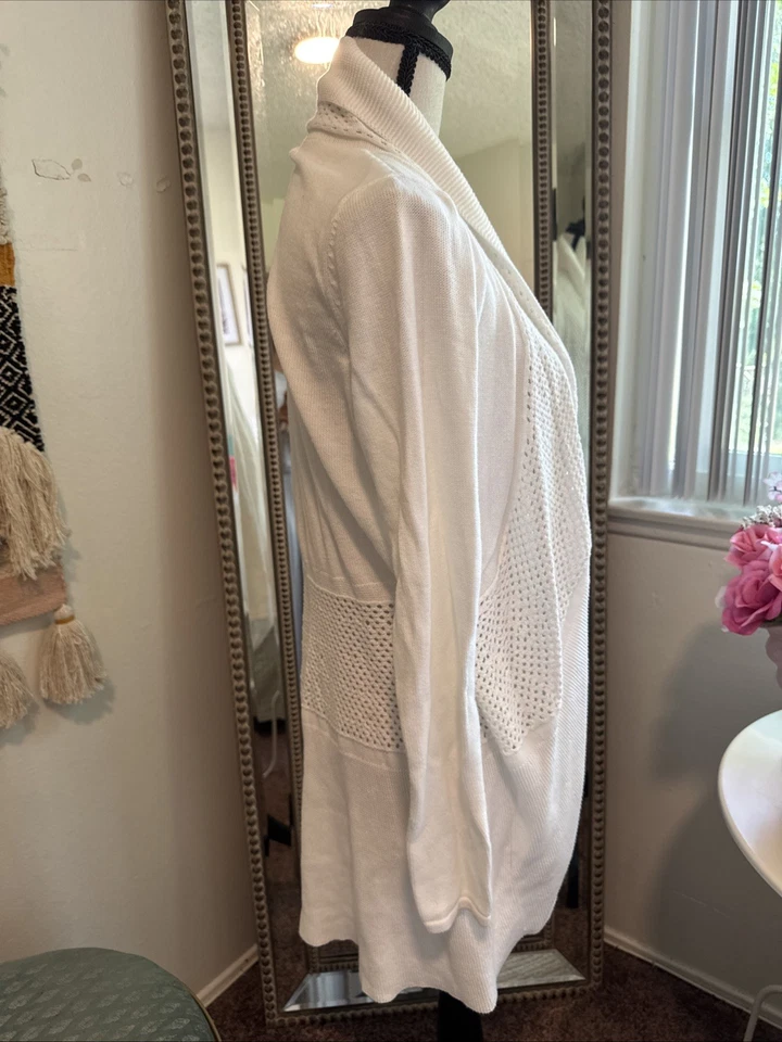 Cárdigan Círculo Algodón Pima 100% Orgánico Indígena Comercio Justo Hecho en Perú XS Foto 2 de 4