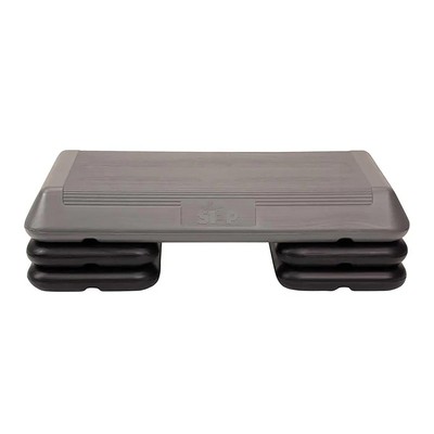 Exercise Step Platform, Circuit Size Stepper for Exercise at Home with 4 Stac...