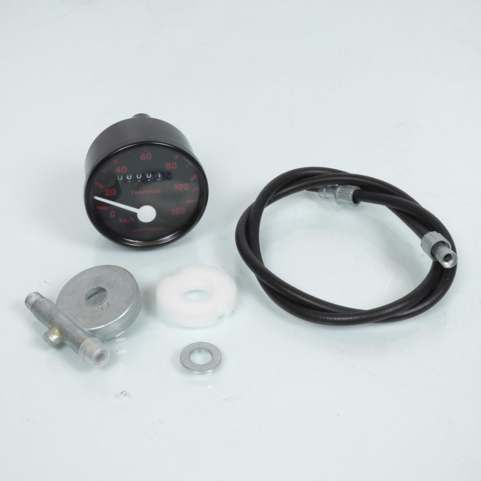 Compteur Transval neuf pour mobylette Peugeot 103 et 50cc avant 2020