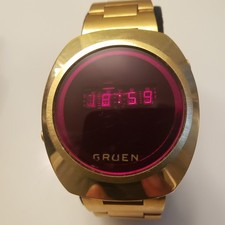 Reloj LED Gruen Vintage con Doble Cronómetro Características