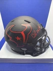 Deshaun Watson Signed Mini Helmet Black Eclipse Houston Texans Fanatics Auth COA