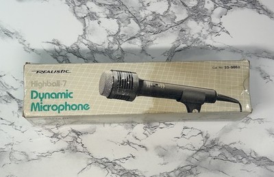 Realistic Dynamic Microphone  HIGHBALL-7 Model #33-986B