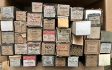 Antique Lot 36 Mixed Player Piano Rolls Scrolls QRS 88 Note DeLuxe Weile Aeolian