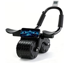 Ab Roller Wheel with Timer & Knee Mat