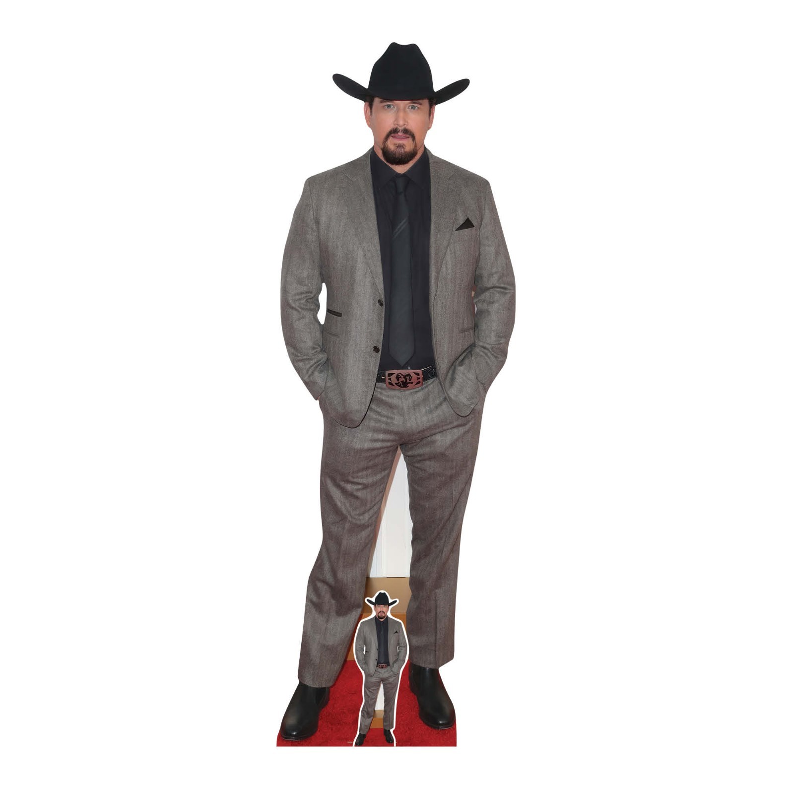 Cole Hauser Lifesize Cardboard Cutout with Free Mini Standee / Standup - Cowboy