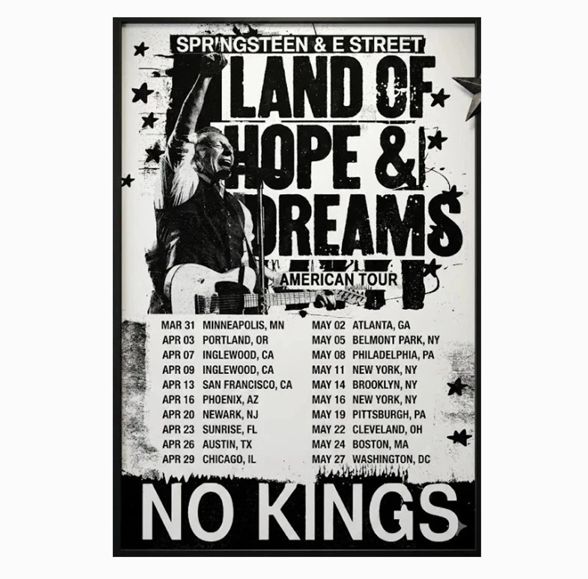 Bruce Springsteen and The E Street Band Land Of Hope & Dreams Tour