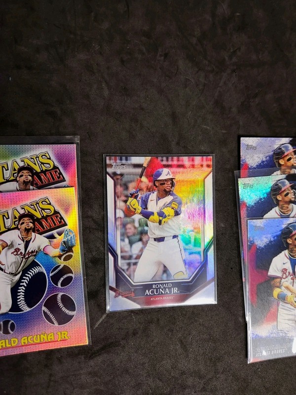 Ronald Acuna Jr Lot (6) 2026 Topps Collector Kit Holo Foil + Inserts