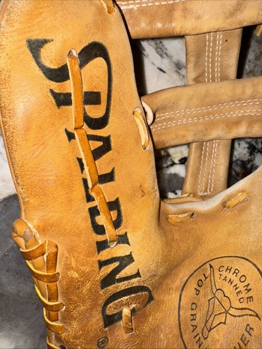 VINTAGE SPALDING BASEBALL GLOVE SAL BANDO 42-5395 ADVISORY STAFF - Picture 4 of 14